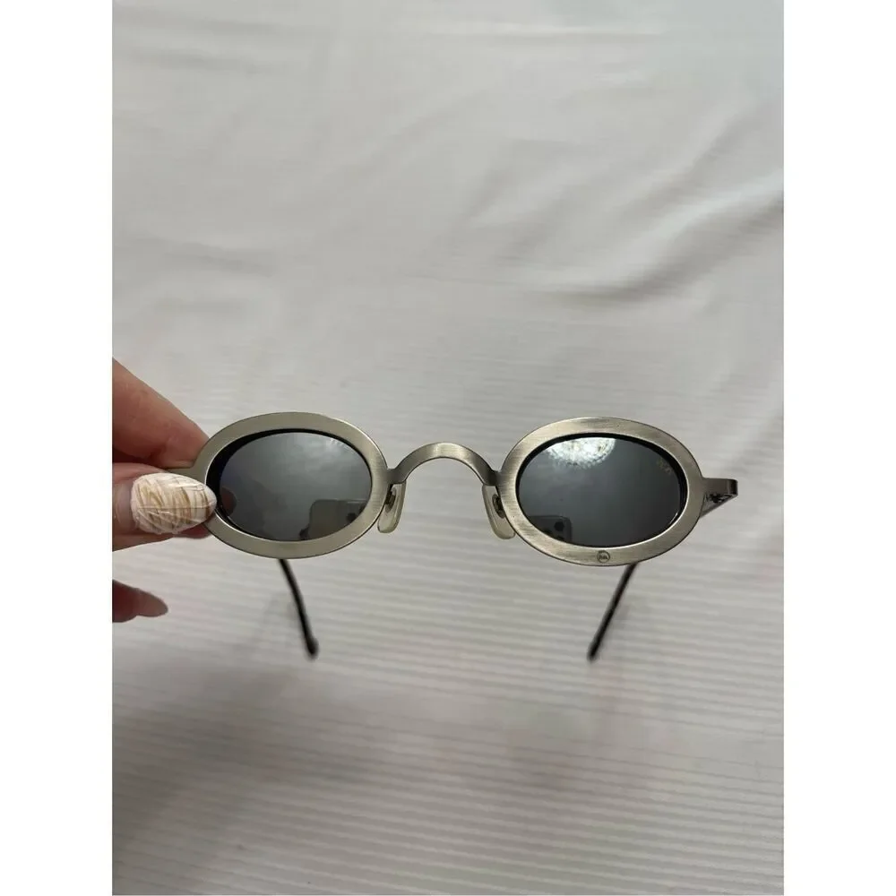 Hiromichi Nakano Oval Vintage Designer Sunglasses HN-307 37 31 140 Rare